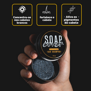 SABONETE DE REMOÇÃO DE PÊLOS BRANCOS - COVERSOAP™