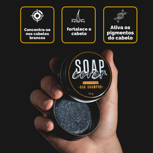 SABONETE DE REMOÇÃO DE PÊLOS BRANCOS - COVERSOAP™