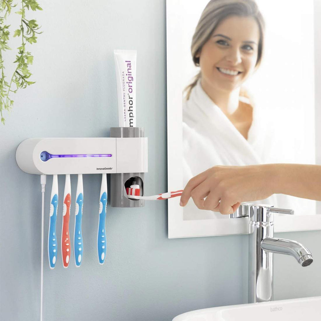 CLEANBRUSH® - Suporte esterilizador UV para escovas de dentes